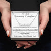 Amazing Daughter - Personalized Necklace & Message Card