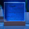 SELLING FAST!! To My Precious Daughter - Color Changing Galaxy Lamp - Perfect Christmas Gift