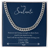Luxury Cuban Link For Men - "To My Soulmate" - Day Gift