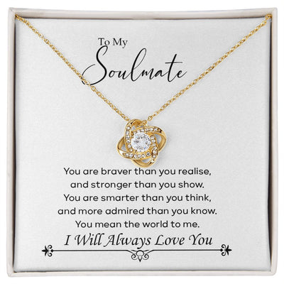 Luxury Love Knot Necklace - "More Than You Know"