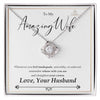 Luxury Love Knot Necklace -  "Your Crown" - Gift For Women