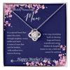 "Special Bond" Luxury Love Knot Necklace - Mother's Day Gift