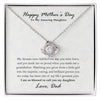 Happy Mother's Day - Amazing Daughter - Luxury Love Knot Necklace