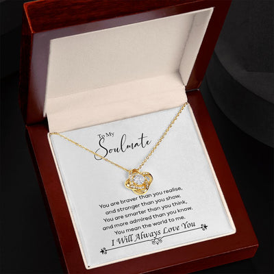 Luxury Love Knot Necklace - "More Than You Know"